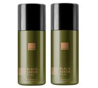 2 x Avon Men's Deodorant Body Spray 150ml (Black Suede Real)