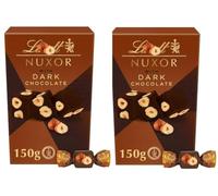 2 X AVP New Lint Nuxor Dark Chocolate With Whole Roasted Hazelnuts Box, 150g - Gift Present or Sharing Box - Birthday, FATHERS DAY (2, PACK)