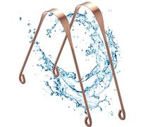 2 x Ayurveda tongue cleaner made of 100% copper - tongue scraper from India