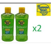 2 x Banana Boat Aloe Vera Gel 230g After Sun Relief After Sun Aloe Vera Gel