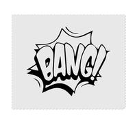 2 x 'Bang! Comic Style Action Bubble' Microfibre Lens/Glasses Cleaning Cloths (LC00027218)