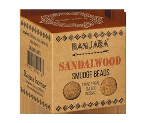 2 X Banjara Sandalwood Smudge Beads, 63g, 6x6x6 cm