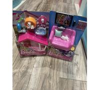 Barbie Indoor Furniture Playset Living Room Includes Kitten Furnitur