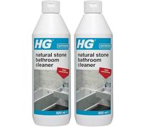2 X Bathroom Cleaner 500 ml - is a Safe Bathroom Cleaner for Natural Stone which removes Dirt and Makes Your Bathroom Shine