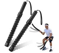 2 x Battle Ropes, Portable Exercise Rope, Non-Slip Handle, Fitness Equipment, Robust Power Ropes, Training Rods for Exercises