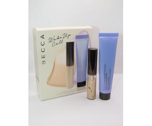 2 X BECCA WAKE UP CALL KIT - NATURAL GLOW TRAVEL DUO SETS - WAKE UP CALL