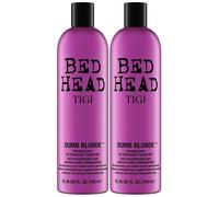 2 x Bed Head by TIGI-Dumb Blonde Shampoo-Ideal for Coloured Hair-750 ml