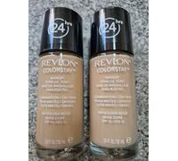 2 x BEIGE DORE REVLON COLORSTAY FOUNDATION 24HR COMBINATION/OILY 30ml SPF15