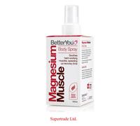 2 X BetterYou Magnesium Muscle Body Spray Soothes Hard-Working Muscles - 100ml
