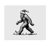 2 x 'Bigfoot Wearing Santa Hat' Microfibre Lens/Glasses Cleaning Cloths (LC00030908)