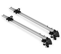 2 x Bike Pro Bike Carrier + Roof Rack VDP EVO Steel Compatible with Vauxhall Corsa E 3-5 Door 2015-2019