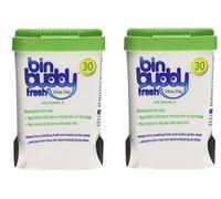 2 x BIN BUDDY CITRUS ZING WITH CITRONELLA WHEELIE BIN FRESHENER 450g