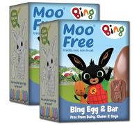 2 x Bing Easter Egg by Moo Free | Contains Easter Egg + Bing Bar | Dairy Free & Vegan (80g)