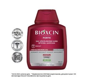2 x Bioxcin Forte Herbal shampoo for Severe Hair Loss All Hair Type 300ml Turkey
