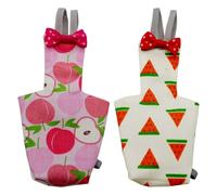 2 X Bird Diapers - Washable Reusable Parrot Nappy with Adjustable Fasten Tape, Soft Diaper for Parakeet, Macaw, Pigeon, and Small Birds