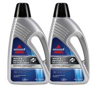 2 x Bissell Wash & Protect Pro Carpet Cleaner - 1.5 Litre 1.5L Concentrated Formula for Carpet Cleaning Machines - Contains Scotch guard.