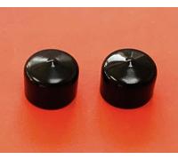 2 x Black Gloss PVC 7 Pin 12N/12S Plug Cover for Trailer Caravan Horsebox