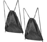 2 x Black Helmet Drawstring Bag 52X13 00X0 36X0, Waterproof, Versatile Design, Universal Fit, for Running and Jogging