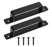 2 x Black Interior Exterior Door Handles 186 mm Sliding Door Handle Sliding Door Handle Garage Cabinet Furniture Kitchen Door Handles
