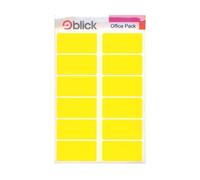 2 X Blick Labels in Office Packs 25mmx50mm Yellow (Pack of 320) RS020158