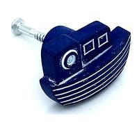 2 x Boat KNOBS 37mm Blue sea Fishing Trawler Ferry Cupboard Cabinet Door knob
