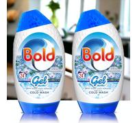 2 x Bold Washing Liquid Gel 24 Washes 840ML, Spring Awakening, Brilliant Stain Removal (Total 48 Washes)