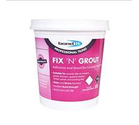 2 x Bond It 1.5kg Fix N Grout Tile Adhesive Internal Use Ideal for Showers and Wet Rooms D2