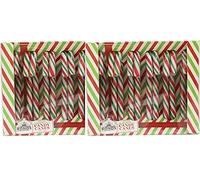 2 x Bonds of London 12 Peppermint Flavour Candy Canes Box, 144 g