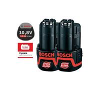 2 X Bosch 12V / 10.8V Lithium Ion 2.0Ah Battery For Gsr Gdr Gop Gwi Gsa Gsb Gli