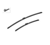 2 x Bosch AeroTwin Front Windscreen Wiper Blade 65/45cm OEM for Alpina & BMW 5 7