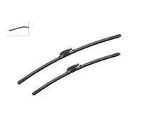 2 x Bosch AeroTwin Front Windscreen Wiper Blade 65/55cm A117S for Renault Scenic