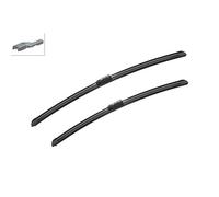 2 x Bosch AeroTwin Front Windscreen Wiper Blade 65/57.5cm OEM for Mercedes-Benz