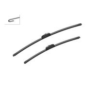 2 x Bosch AeroTwin Front Windscreen Wiper Blade 70/57.5cm OEM for Honda Civic