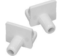 2 x Bosch Fridge & Freezer Shelf Side Fixing Support Clip GENUINE 00165789x2