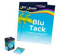 2 x Bostik Blu Tack Original Reusable Adhesive for Craft Stick Position Hold No Mess or Marks