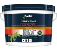 2 x BOSTIK Fire Cement Natural 1kg Heat Resistant Boiler Flue Brick Mortar