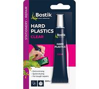 2 x Bostik Glu n Fix Hard Plastics Clear Extra Strong Adhesive Glue 20ml 80214