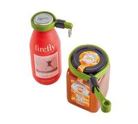 2 X Bottle And Jar Openers - Safe & Easy To Use Universal Lid Opening Kitchen Gripping Aid Gadget Tools - 18 & 10Cm Long