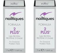 2 x bottles of Protein Nail Nailtiques Formula 2 Plus - 7ml