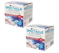 2 x Boxes of 52 Healthpoint Pre-Moistened Optical Wipes (104 Total) - Anti-Static, Anti-Streak, Individually Wrapped - For Glasses, Cameras, Screens & More - Lens Wipes Bundle by Kevagh