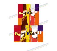 2 x Boyfriend Chocolate Bar Wrapper - Get Well Soon Gifts, Teacher Gifts, Funny Gifts for Women, Men, Teachers Birthday Present Rude Joke Secret Santa (Chocolate not included)