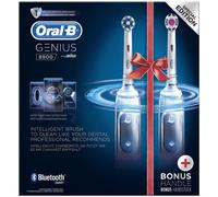 2 x Braun Oral-B Genius 8900 Electric Rechargeable Power Toothbrush, Bundle Pack