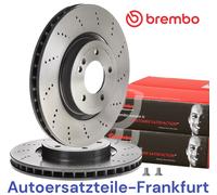 2 x Brembo brake discs ø370 mm rear Mercedes-Benz G-Class W463 AMG G 63/4x4