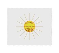 2 x 'Bring your own sunshine' Microfibre Lens/Glasses Cleaning Cloths (LC00022326)