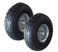 2 x BRITONITURE Spare Pneumatic Wheelbarrow Trolley Luggage Trolley Truck 10" Diameter