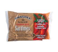 2 x Brunswick Sardines with Louisana Hot Sauce 12 x 106g