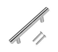 2 x Brushed Steel T Bar Handles Kitchen Cupboard Cabinet Door Knob Furniture Drawer Pulls Knob-10 * 64 * 100mm