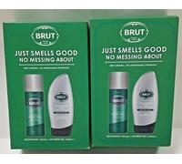 2 x Brut Original Gift Set 250ml Shower Gel + 200ml Deodorant Spray