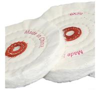 2 X Buffing Polishing Wheel Cloth Buffing Wheel Buffer Wheel Handcraft Polisher For Glass And Wood 16 Mm Thickness Option Multi-layer Cotton Cloth (4mm)