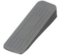 2 X Bulk Hardware BH02509 Deluxe Heavy Duty Non-Slip Rubber Door Wedge Stopper, Grey 20mm